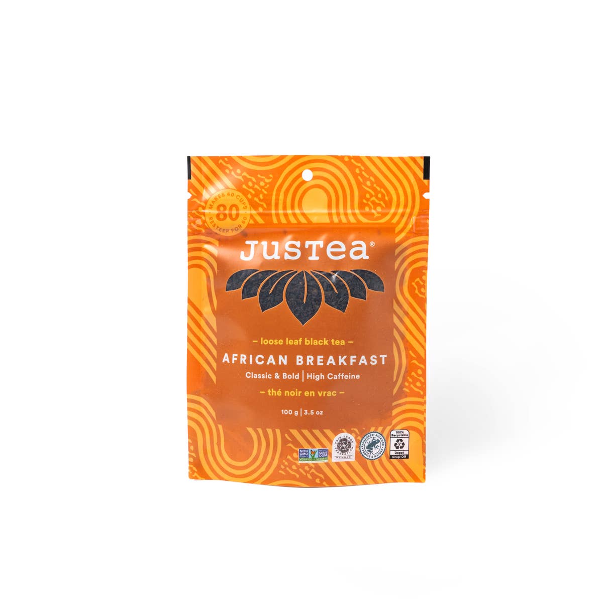 African Breakfast Stand-up Pouch - Fair-Trade, Black Tea